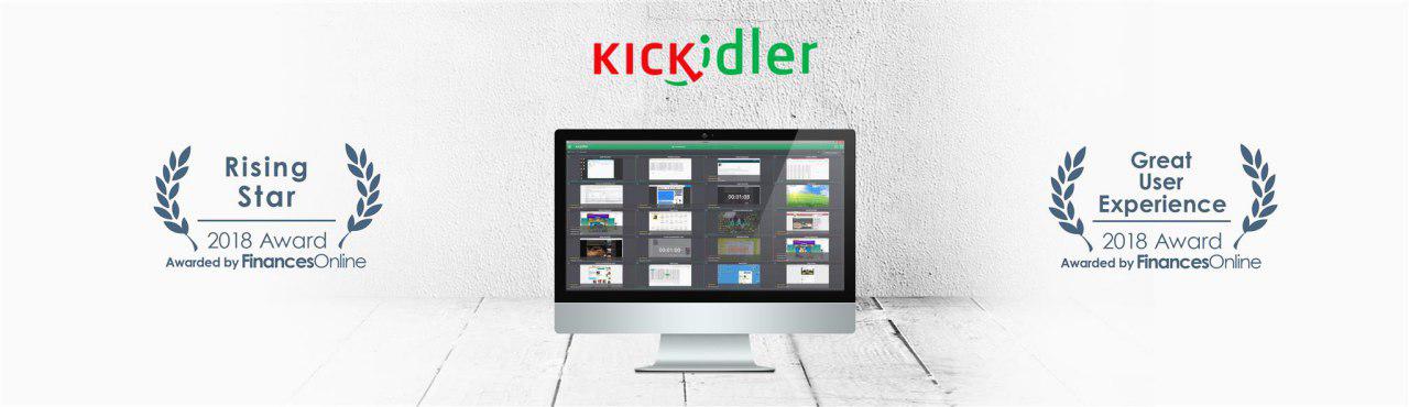 FinancesOnline directory acknowledged Kickidler employee monitoring software with Great User Experience and Rising Star awards